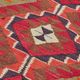 Turkish Handwoven Vintage Herki Kilim 105 cm x 340 cm
