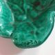 empty cup pocket leaf slip green ceramic vallauris made in france