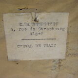Draught horse signed Elsa Desportes