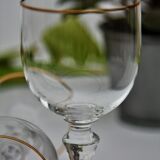 Pair of baccarat crystal glasses model mahora