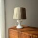 Vintage table lamp Ingo Maurer opal glass Design M ML1 1960s