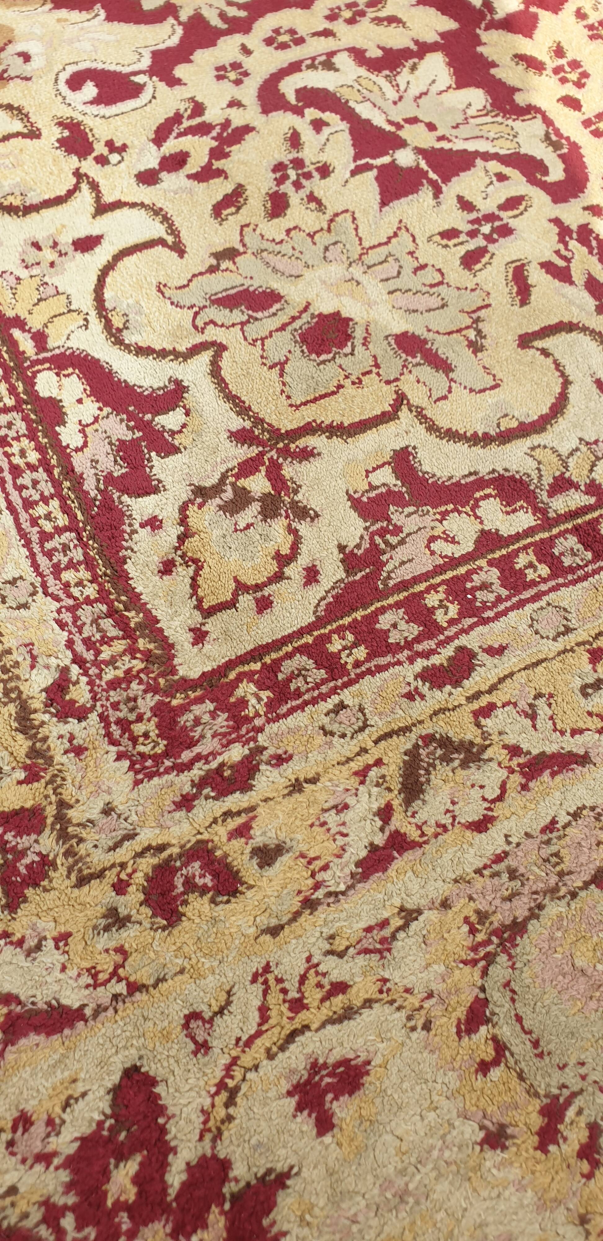 Oriental silk wool rug