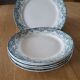 6 antique flat plates from Sté Céramique Maestricht
