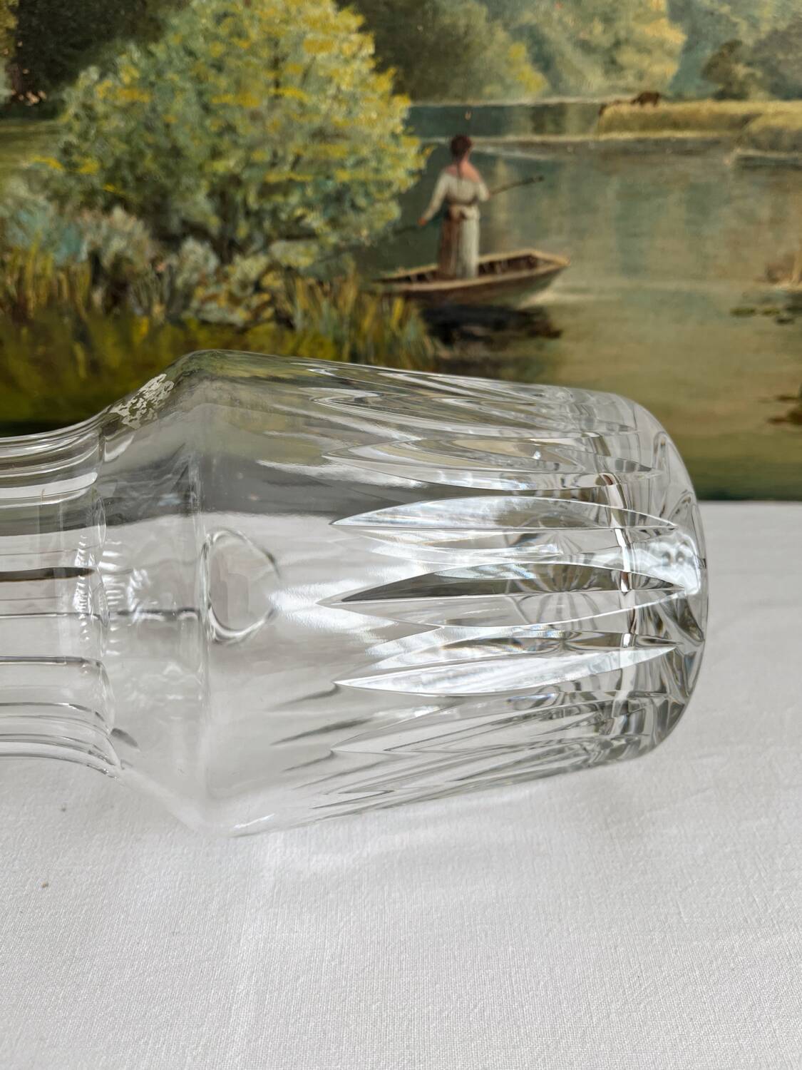 Saint Louis cut crystal water pitcher