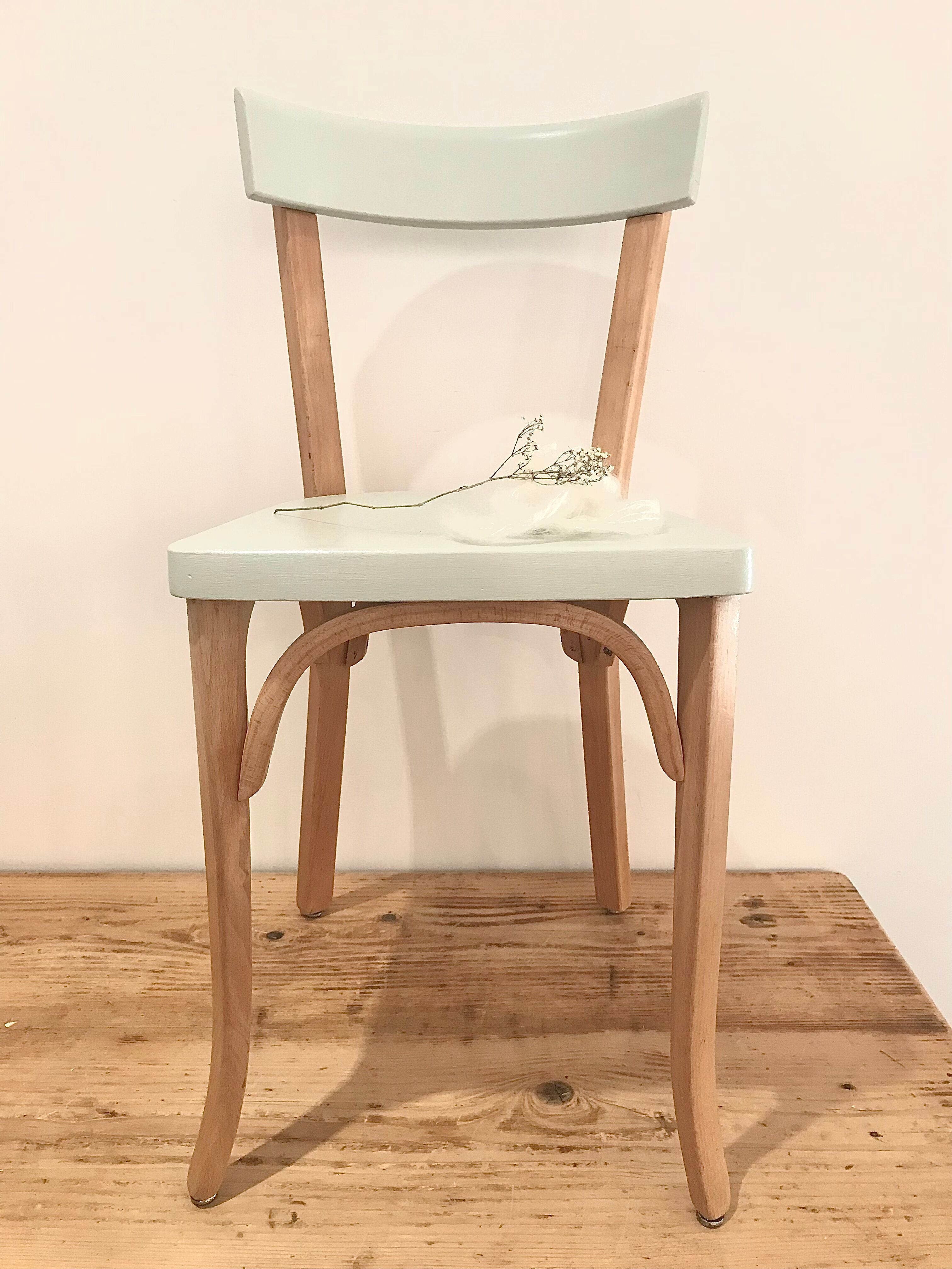 Chaise Baumann vert tendre