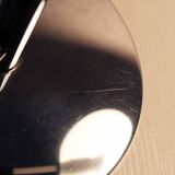 Black and chrome metal desk lamp