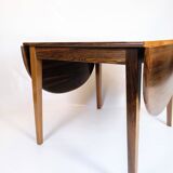 Dining table with drop leaves - Rosewood - Danish design - 1960s