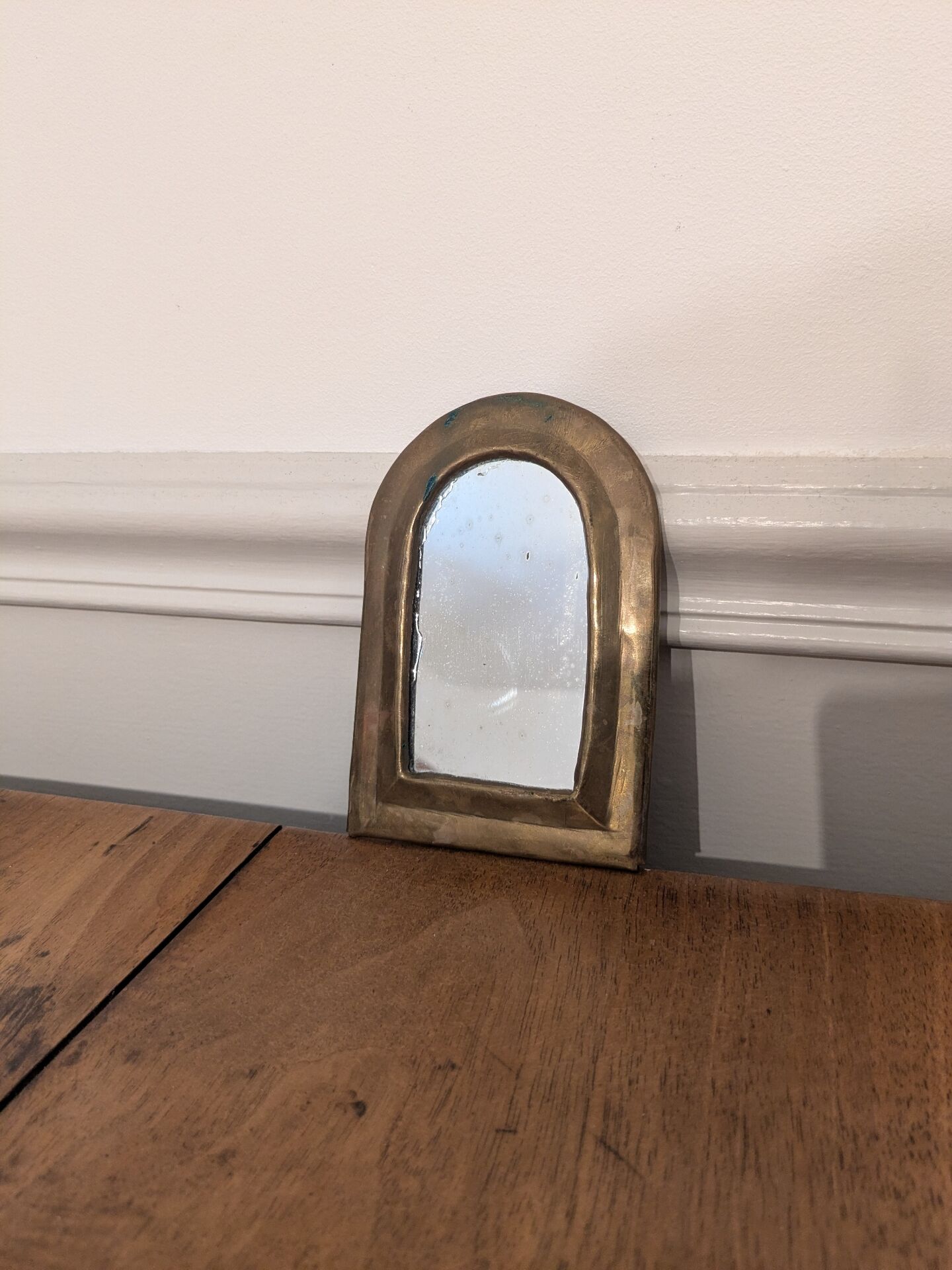 Petit miroir en laiton