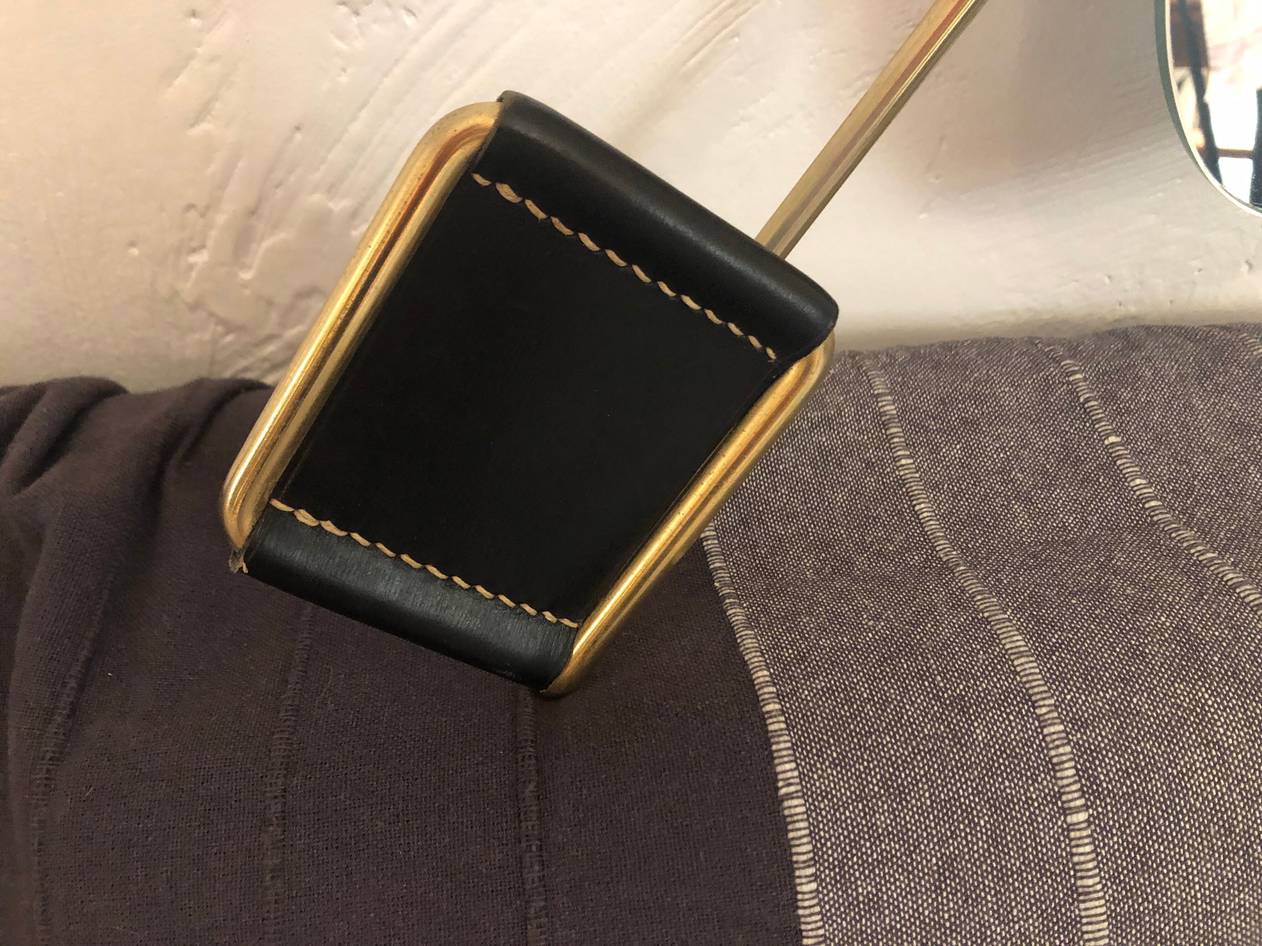 Miroir et portemanteau mural  vintage années 50