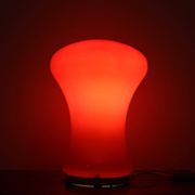 Big Design Red Glass Hotel Table Lamp, 1970s