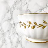 English porcelain bowl decorated with flowers