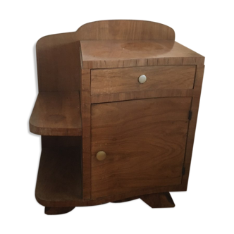 Solid oak bedside table year 50