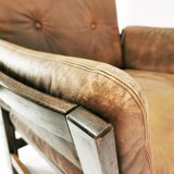 Mid-century leather armchair, Denmark, 1960s