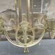 Bronze chandelier and brass art deco period