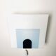 Minimalist Postmodern Square Wall Lights by Nafa Nybro Armaturfabrik, Sweden 1980s