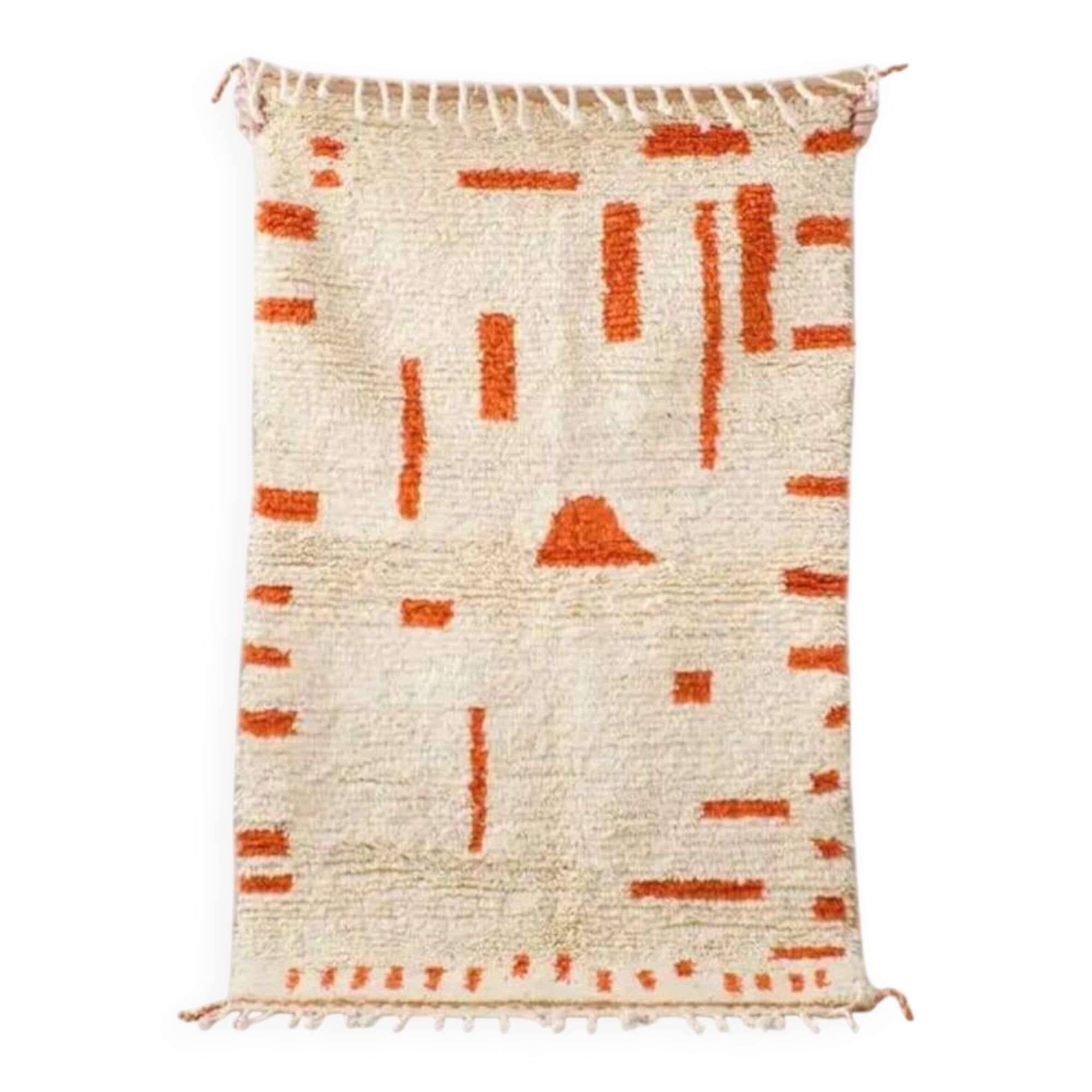 Moroccan rug in natural wool 250cmx150cm