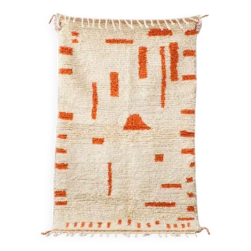Moroccan rug in natural wool 250cmx150cm