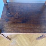 Side table harness console 30s vintage solid wood