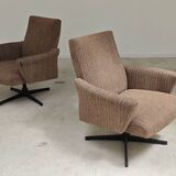 Paire de fauteuils pivotant Tchécoslovaquie 1960