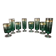 Set of Vintage Art Deco style Luminarc glasses.