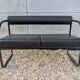 Vintage 2-seater sofa, 1980s salon design.