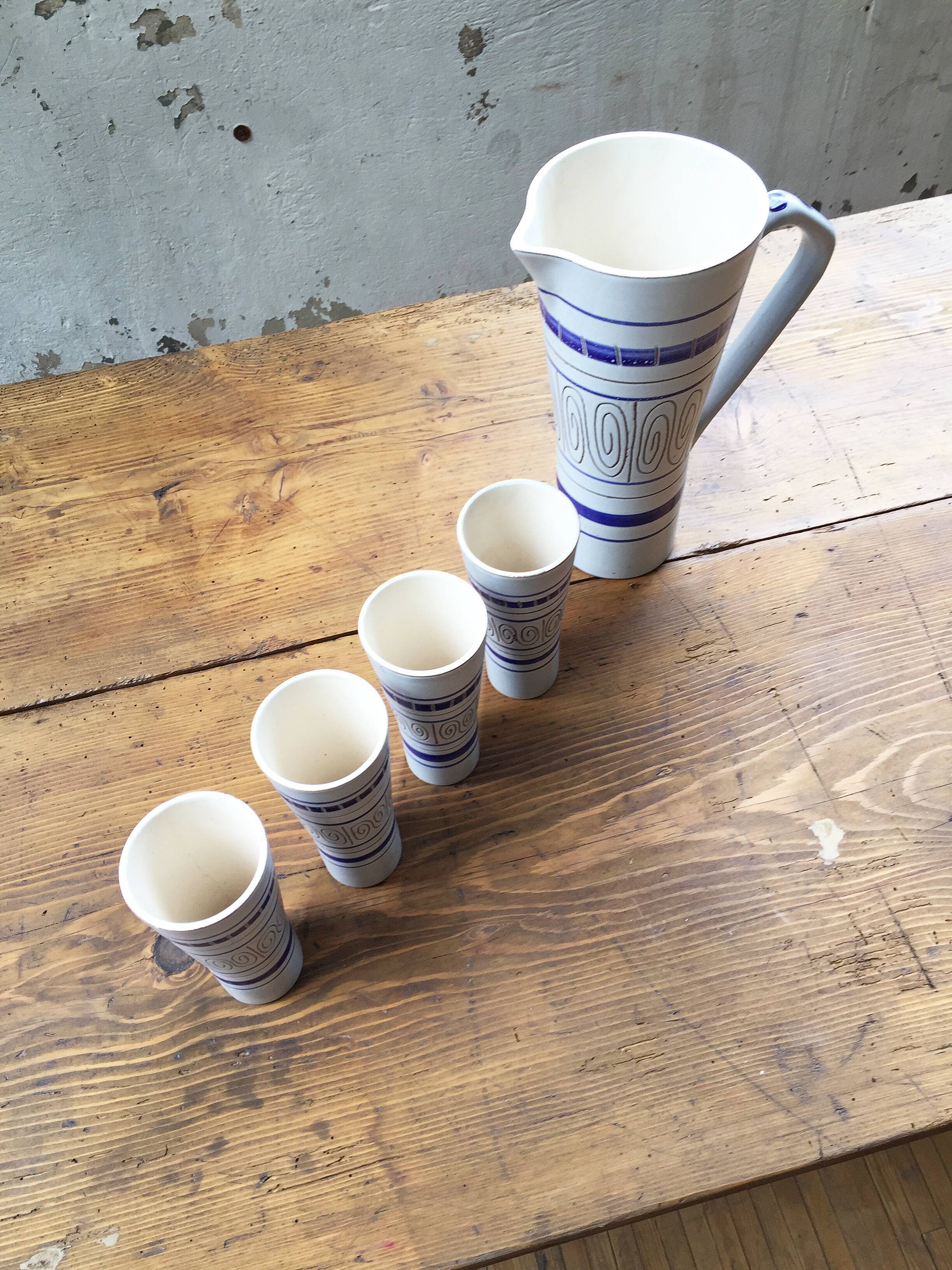 Ceramic lemonade service