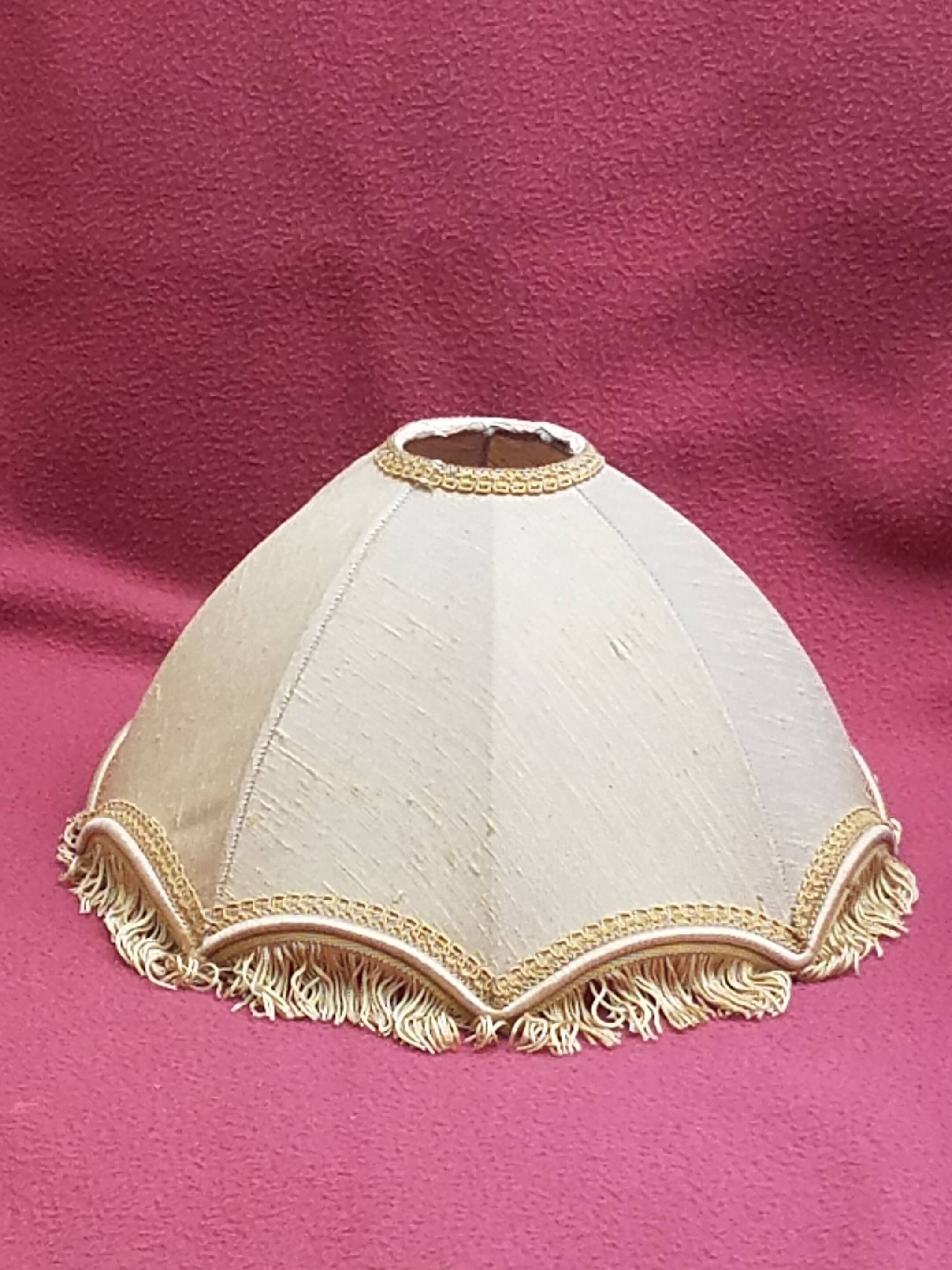 26cm fringed lampshade