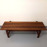 Vintage Scandinavian teak coffee table in the 60s