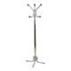 Vintage Chrome Standing Coat Rack Space Age Design 1970s