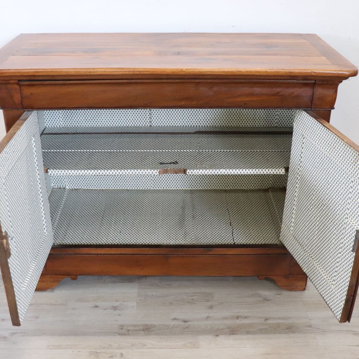Antique Sideboard Made Of Solid Walnut, Italy, 19th Century