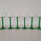 White wine glasses from Alsace