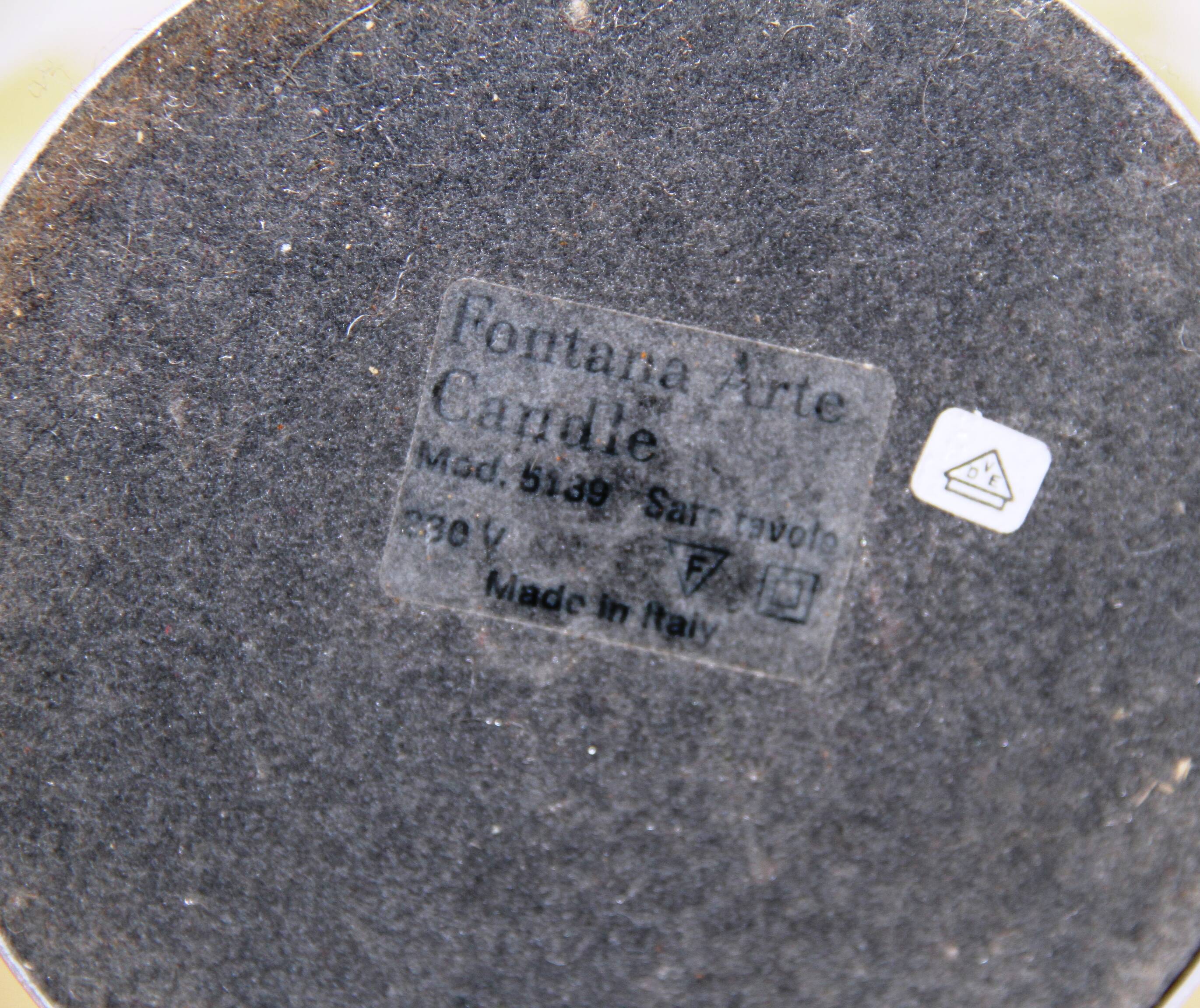 Fontana Arte Candle bedside lamp