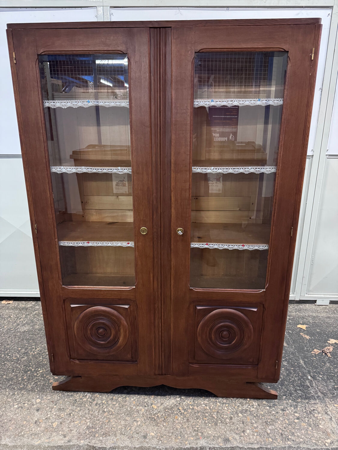 Art Deco display cabinet bookshelf