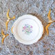 Digoin Sarreguemines "Lilitia" Large flat plate cake dish
