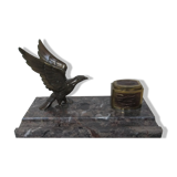 Ink art deco marble statue animal sculpture eagle necessary office