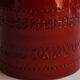Cylindrical red ceramic vase by Aldo Londi for Bitossi, Italy