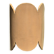 Applique en grès émaillé moka