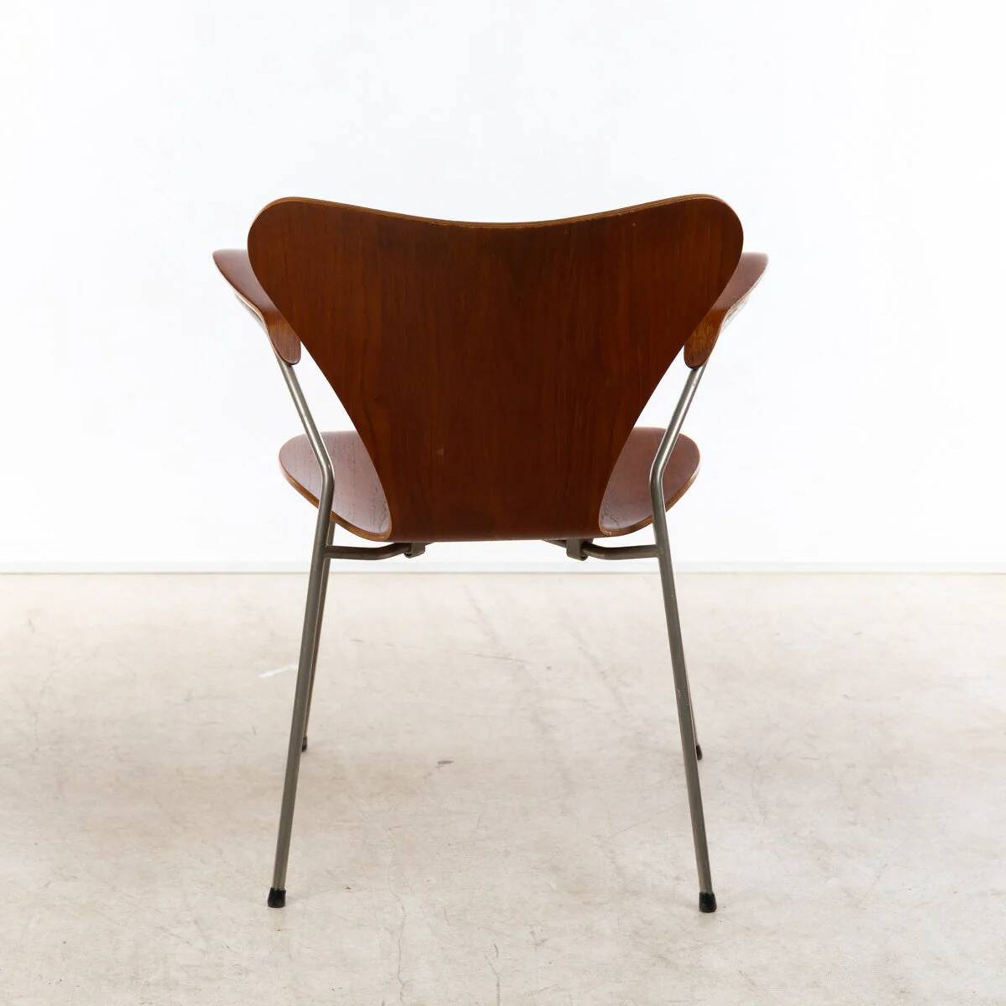 1950s Mid-Century Arne Jacobsen Armchair Teak, by Fritz Hansen, Set of 3