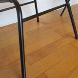 Shell armchairs in rattan and metal year 60