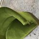 Toad sofa in green velvet