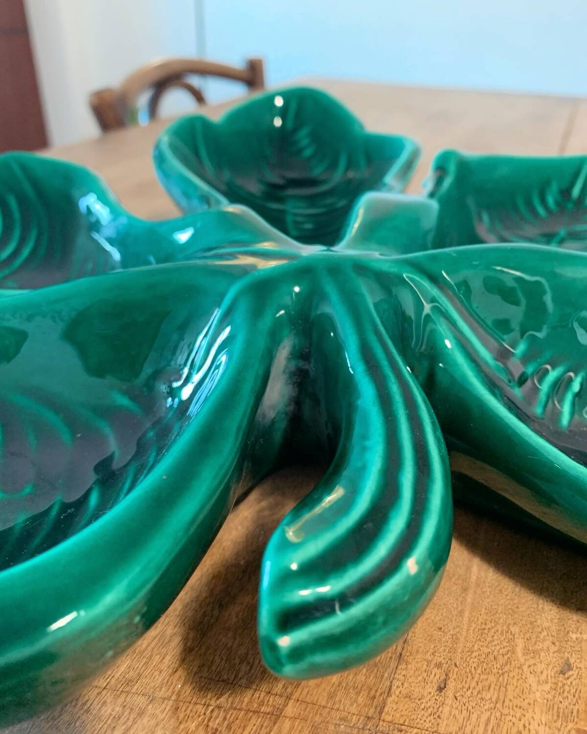 Old ceramic dish in the Vallauris style