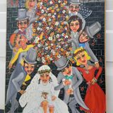 Oil on Canvas by Daniele Karsenty Schiller 1972