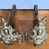 Paire de chenets anciens