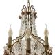 Lustre Rose Vintage en Cristal