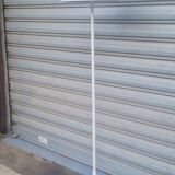 Lacquered metal floor lamp from the 80s