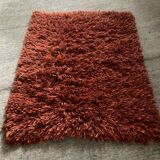 Vintage woven wool rug
