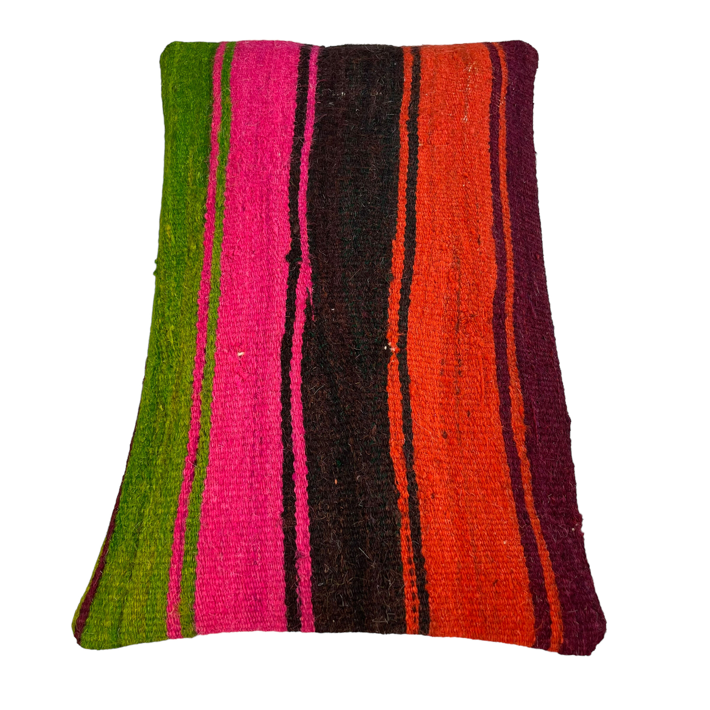Vintage turkish kilim cushion cover, 30 x 50 cm