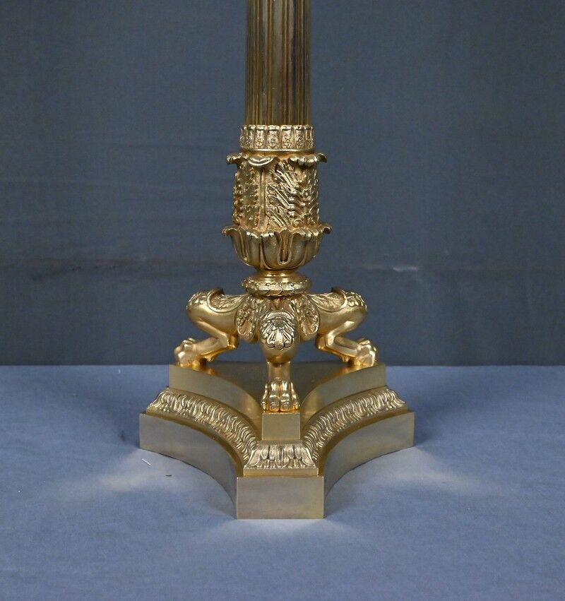 Gilded bronze candelabrum, Restoration period – early 19th century