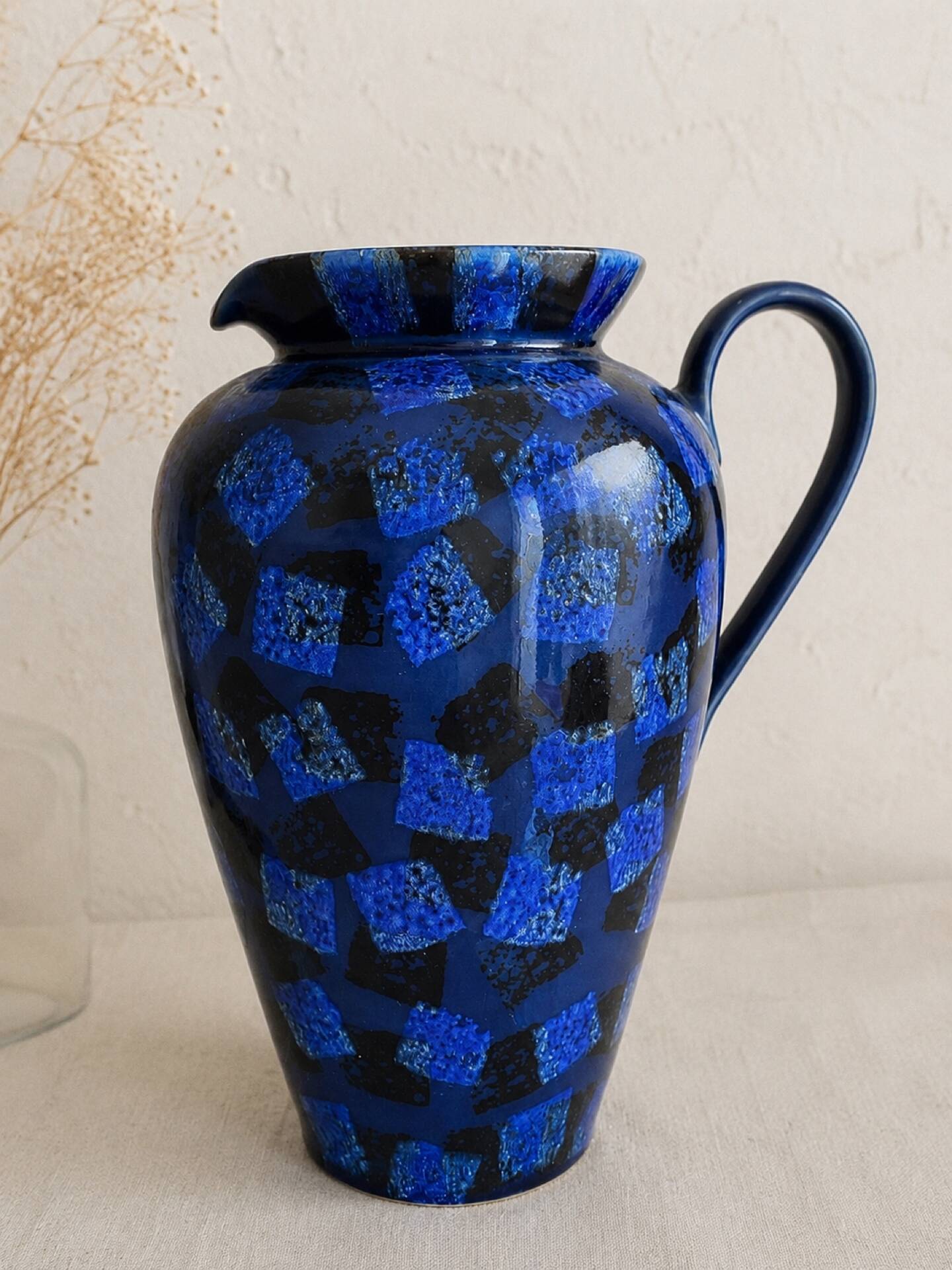 Large glazed stoneware jug Denby England