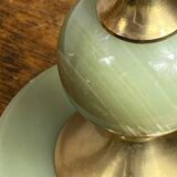 Onyx and brass lamp